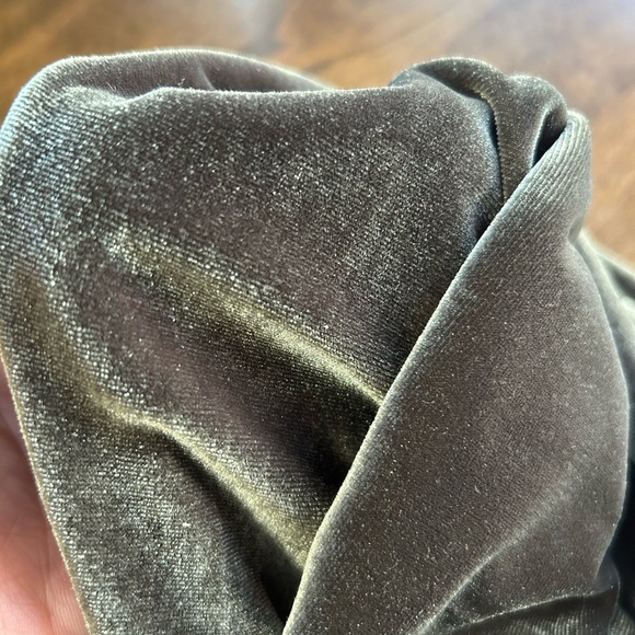 Tommy Hilfiger Holiday/Event Green Velvet Midi Formal Fit & Flare Dress 8 - Picture 11 of 11